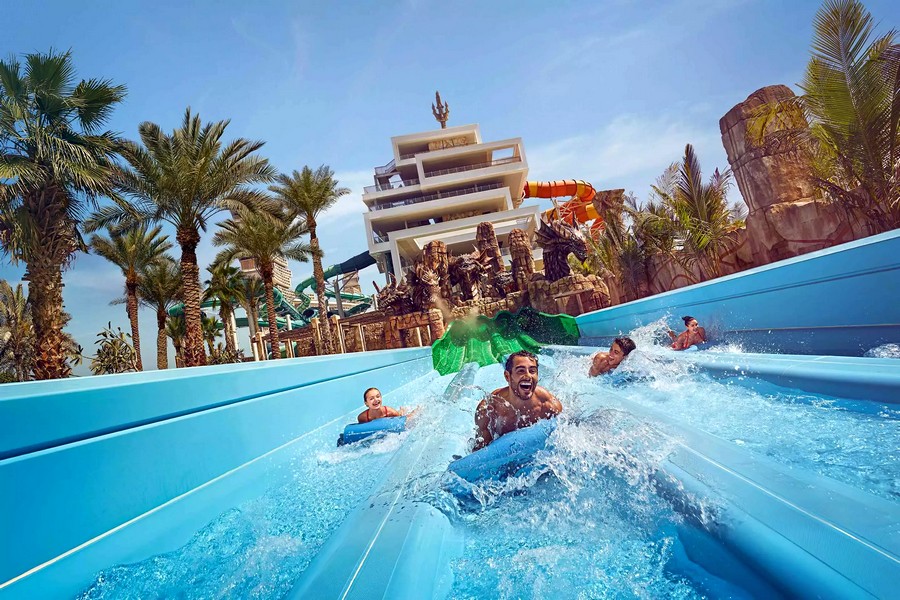 ОАЭ: Дубай, Atlantis The Palm, аквапарк Aquaventure