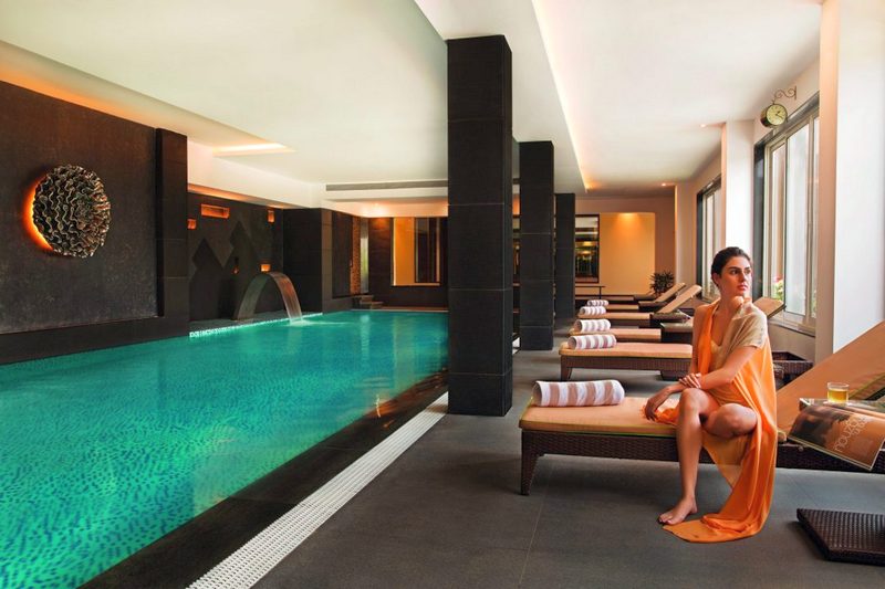 Индия: Atmantan Wellness Resort, бассейн с соленой водой