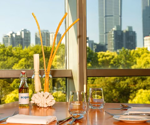 Шанхай: Grand Kempinski Hotel Shanghai, рестораны