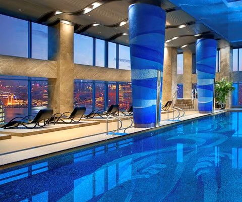 Шанхай: Grand Kempinski Hotel Shanghai, спа