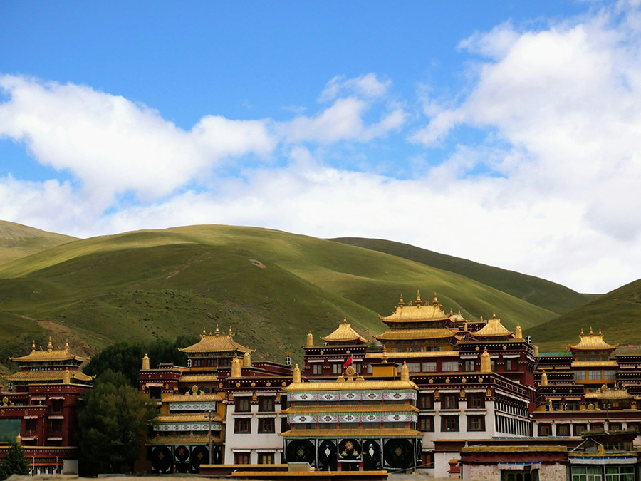 Китай: Тибет, Лхаса, монастырь Ганден