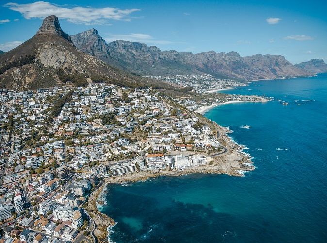 ЮАР: Кейптаун, полет над городом