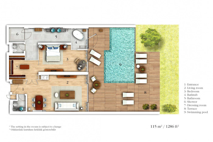 Sea View Suite with Private Pool