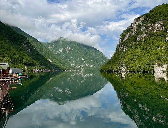 Босния и Герцеговина: озеро Перучац