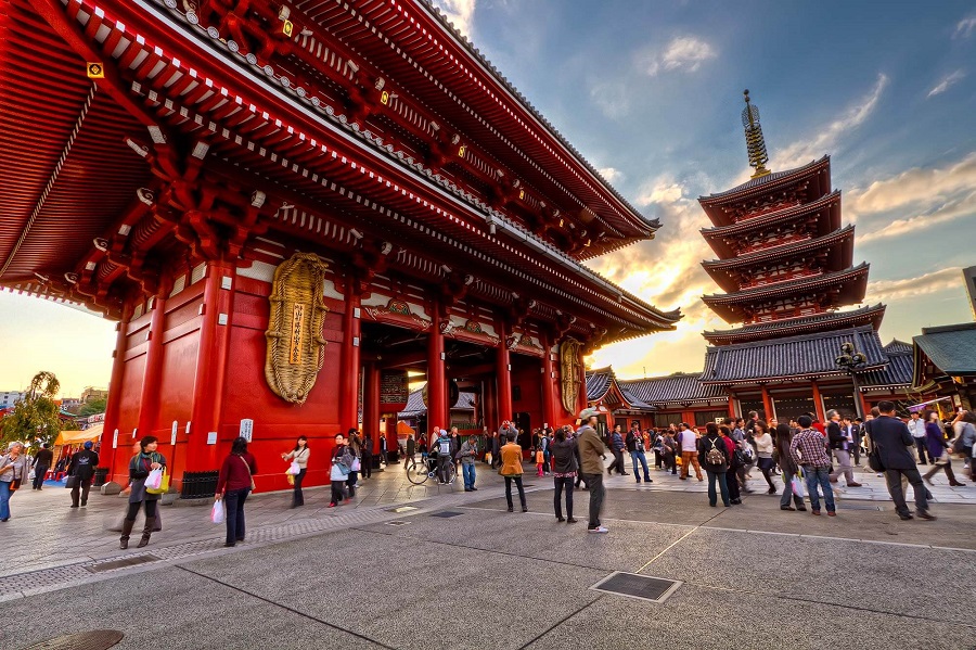 Япония: Токио, Сэнсо-дзи храм