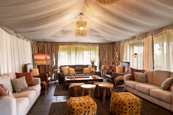 Танзания: Lemala Ngorongoro Tented Camp, обеденный зал
