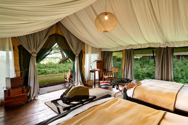 Танзания: Lemala Ngorongoro Tented Camp, жилые палатки