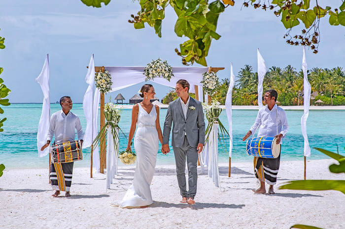 Мальдивы: Naladhu Private Island, свадьба