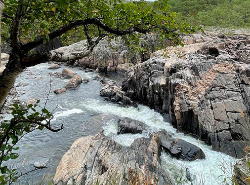 Россия: Мурманск, водопады Кольского