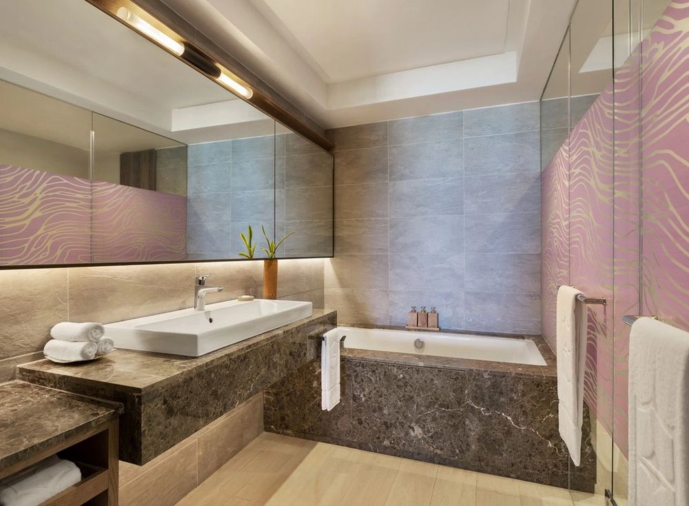 Shangri-La Le Touessrok - Deluxe Coral Beach Access - ванная комната