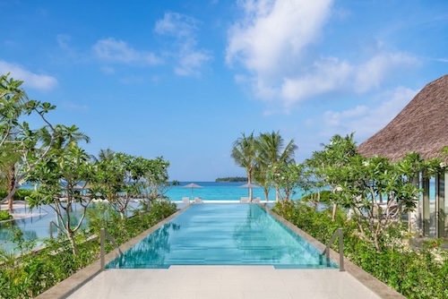 Мальдивы: JW Marriott Kaafu, главный бассейн