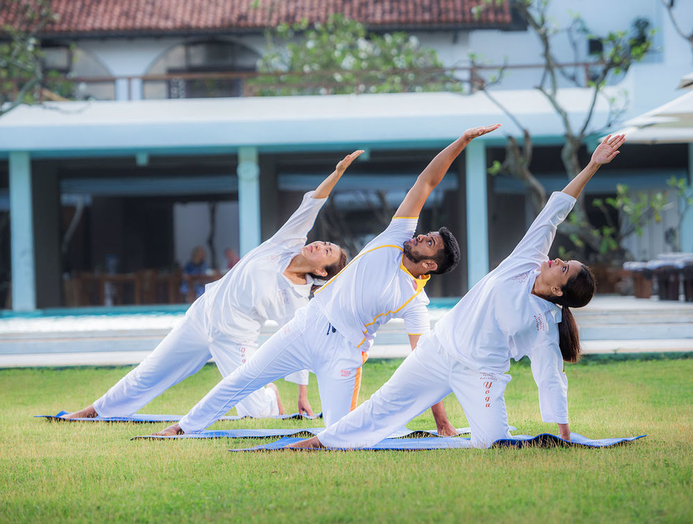 Шри-Ланка: отель Heritance Ayurveda Maha Gedara, йога