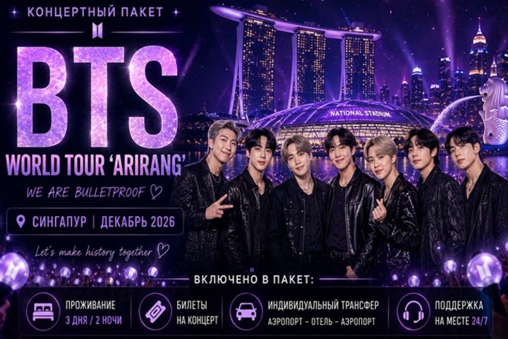 Туры на концерт BTS