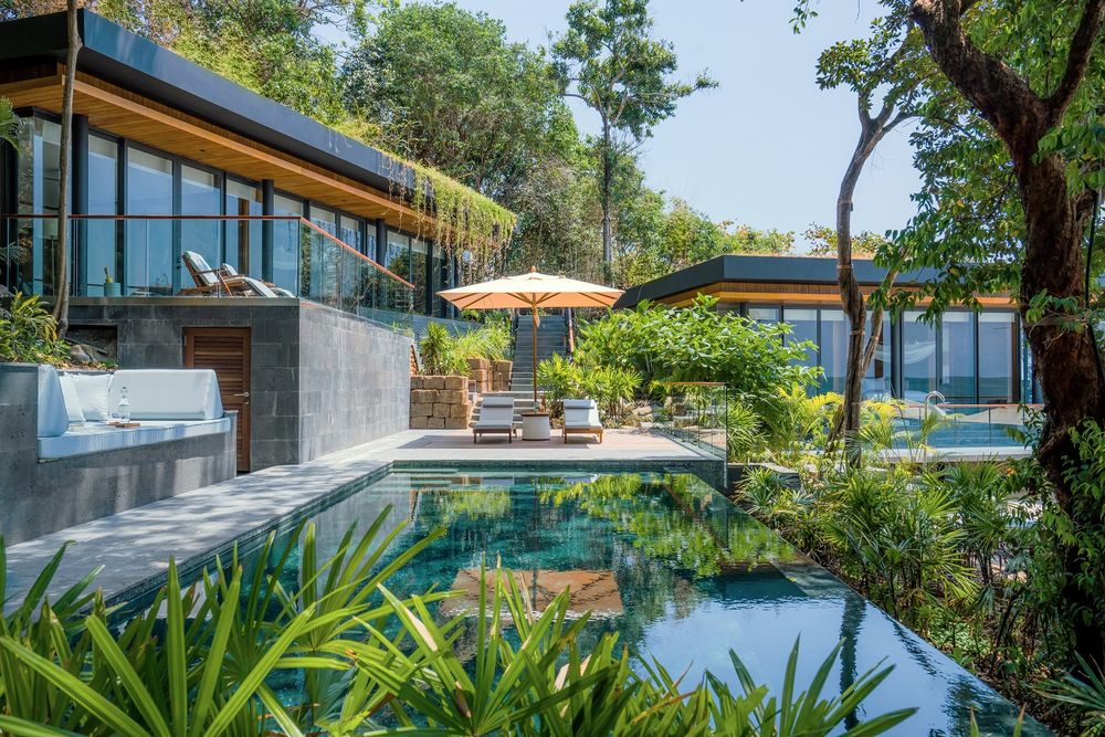 Камбоджа: о. Крабэй, отель Six Senses Krabey