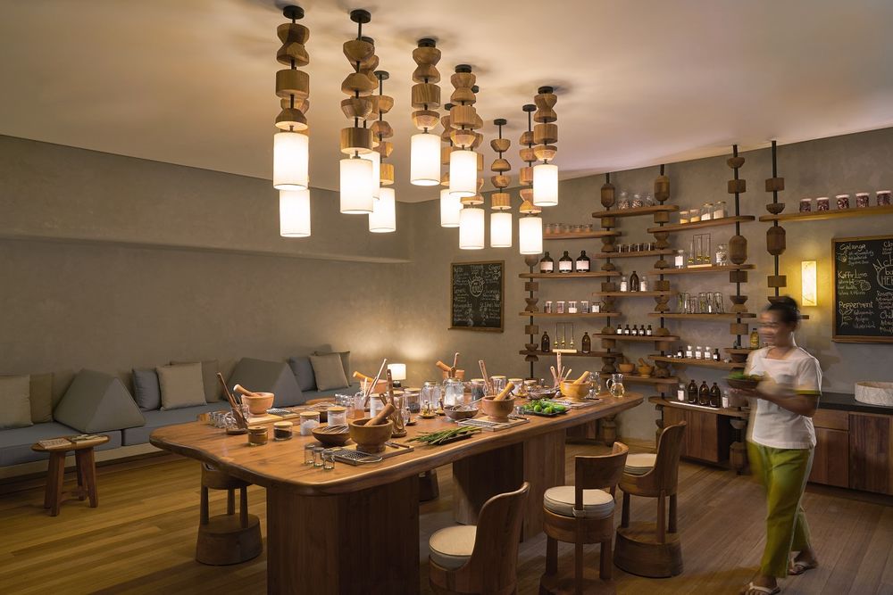 Камбоджа: о. Крабэй, отель Six Senses Krabey, Alchemy bar