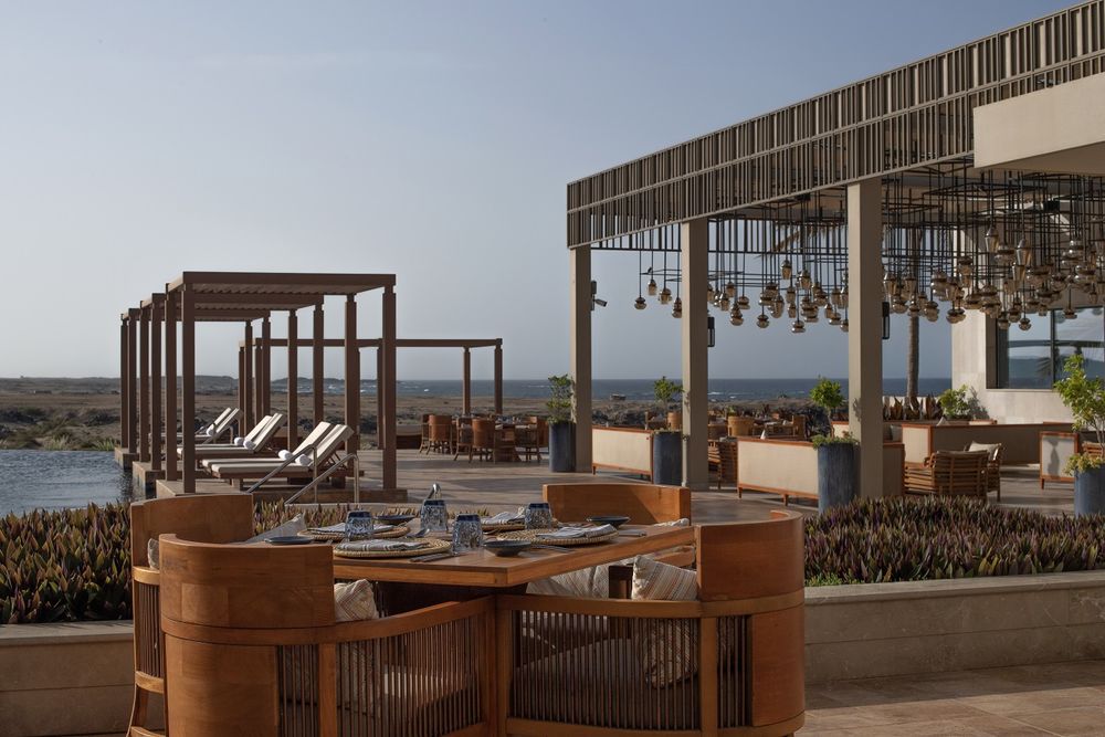 Оман: отель Alila Hinu Bay, ресторан
