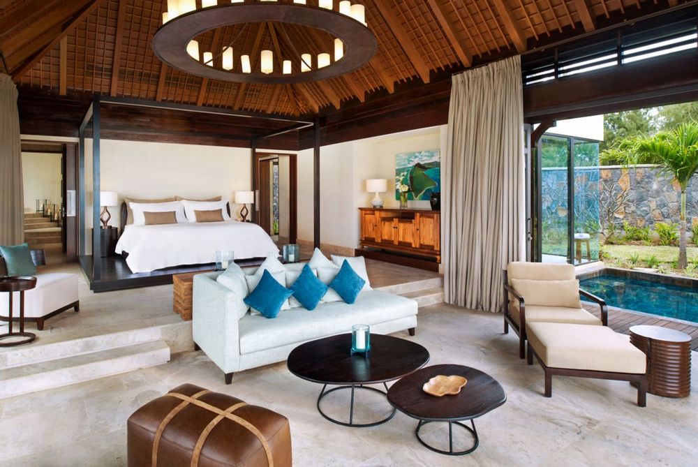 Маврикий: отель The St. Regis Le Morne Resort, номерной фонд